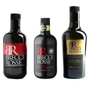 Brecce Rosse Olio EVO 3 bottiglie (Brecce Rosse, D.O.P, Serie Oro)