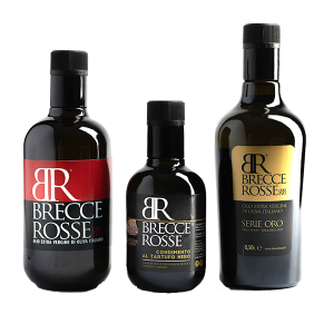 Brecce Rosse Olio EVO, Serie Oro, Brecce Rosse condimento al Tartufo Nero